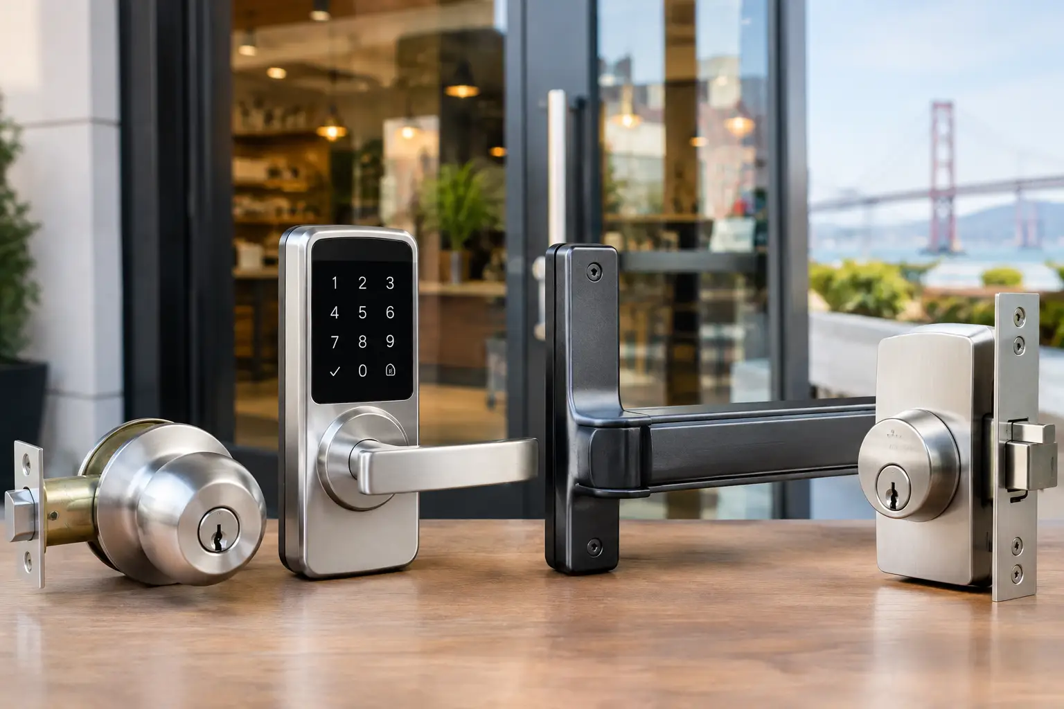 Best Commercial Door Lock Types for Bay Area Shops