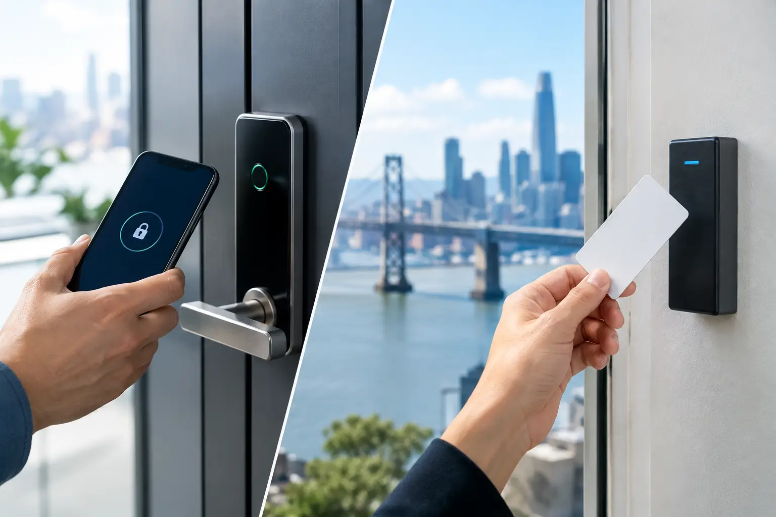 Smart Locks Versus Cards for Bay Area Access